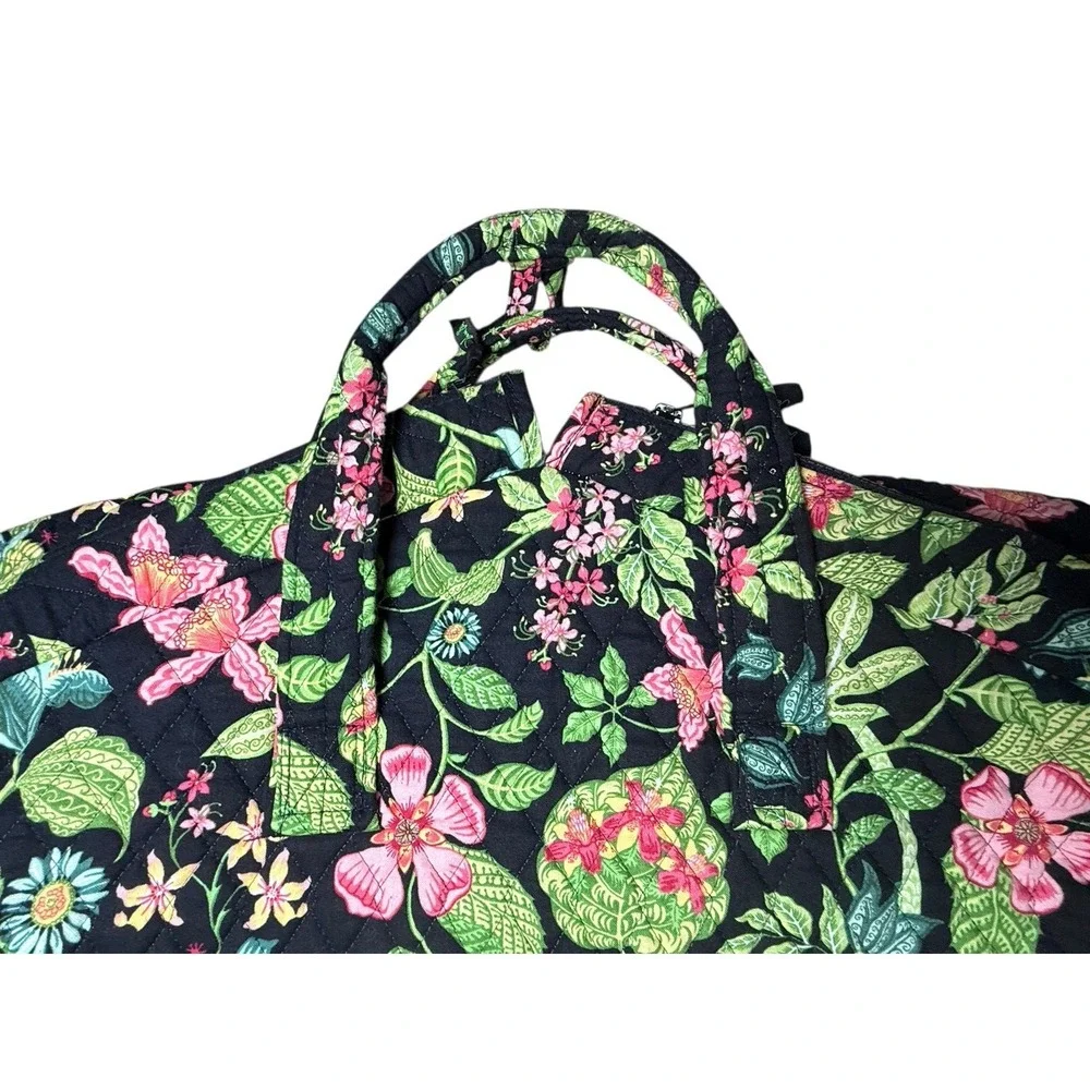 Vera‎ Bradley Garment Bag Botanica Floral Long Hanging Clothes Travel Organizer